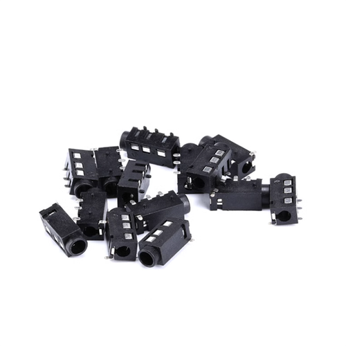 PCB Mount 3.5mm 4 Pin Socket Stereo Jack Audio Video Connector PJ320D 5-100 Pcs - 第 1/5 張圖片