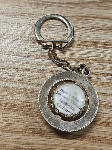 1960s Martin Luther King Spinning Bubble Pendant bracelet with Quote Pendant ¿ - Picture 2 of 2