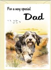 Tibetan Terrier Dog Blank Card (6" x4") For DAD, ideal Fathers Day, Birthday etc