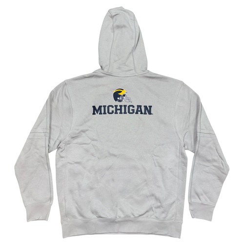 Air Jordan Michigan Wolverines Gray Hoodie Sweatshirt, Size Small NWT DZ8787-053 - Picture 3 of 3