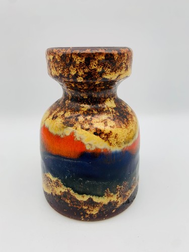 Vintage Fat Lava Vase Dümler und Breiden Germany Steinzeug Keramik 12cm - Bild 5 von 5