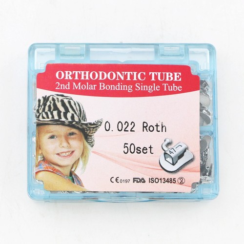 200 STCK. Zahnkieferorthopädische Mundröhren Roth MBT1st/2nd Molare Halterung klebbar 2G - Bild 12 von 36