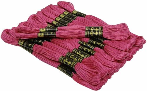 Anchor Threads Cross Stitch Sewing Stranded Cotton Thread Hand Embroidery Pink - Picture 2 of 5