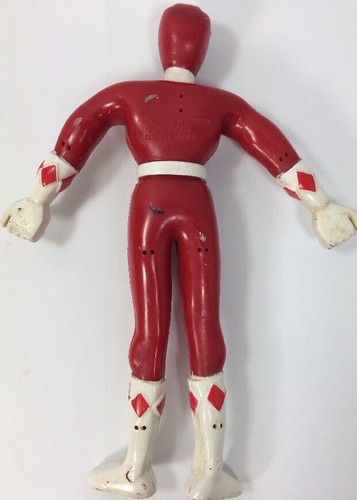 Figura de acción Mighty Morphin Power Rangers 1994 de colección Saban Henry Gordy juguete rojo - Imagen 2 de 11
