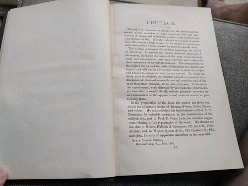 Rare Antique A Short Course in Chemistry Based On the Experimental Method 1883 - Picture 8 of 15