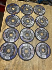 (SET OF 12) RHODIUS 4-1/2 x 1/8 x 7/8 FT67 T27 Grinding Wheels (Steel)  1R1537