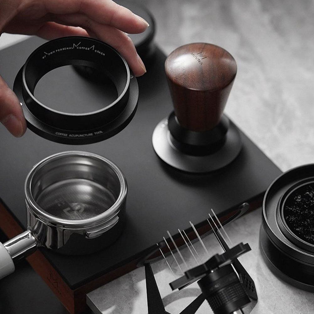 WDT Distribution Tool Wood Handle Espresso Hand Tampers Black Coffee