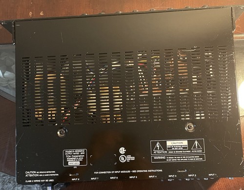 TOA 900 Series II 8 Input Mixer Amplifier 60w Model A-906MK2 - Picture 3 of 5