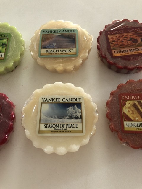 Lot of (7) Yankee Candle Wax Melt Tarts Beach Walk Granny Smith Cherry
