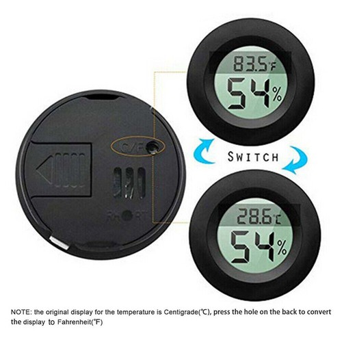 4X Mini LCD Digital Thermometer Hygrometer Temperature Humidity Meter Gauge NEW - Picture 3 of 12