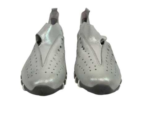 LITFOOT LF9010-3 Silver Leather Sneaker Athletic Shoe Sz 41, US 10.5-11 M - Picture 5 of 9