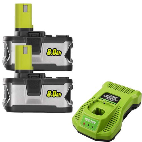 6,0AH para batería Ryobi 18V Lithium One Plus RB18L50 P108 P106 y cargador doble DE - Imagen 33 de 50
