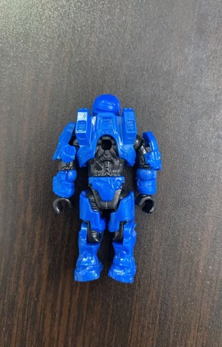 MEGA CONSTRUX HALO Blue Spartan Rogue Building Blocks Doll Figure Toy Loose - Picture 3 of 3