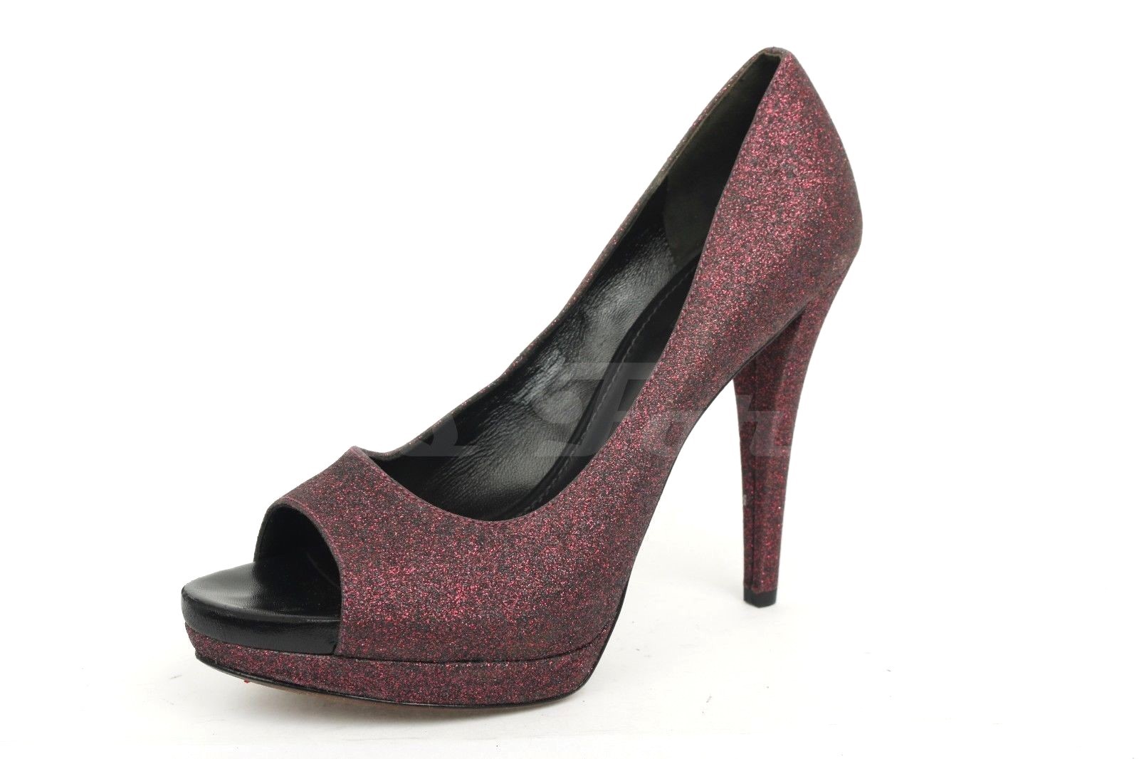 Damenschuhe VERA WANG raspberry sparkly open toe heels / platforms sz. 8 M NEU Damenschuhe VERA WANG raspberry sparkly open toe heels / platforms sz. 8 M NEU
