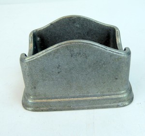 Wilton-Sugar-Packet-Holder-1977-Aluminum-Country-Ware-Columbia-PA-Sweetener-Pack