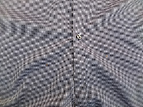 Mens DKNY Long Sleeve Shirt Collar Size 15" Dark Grey - Picture 6 of 6