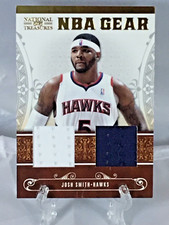 2011-12 Panini Playoff National Treasures NBA Gear Josh Smith Jersey #21 /99