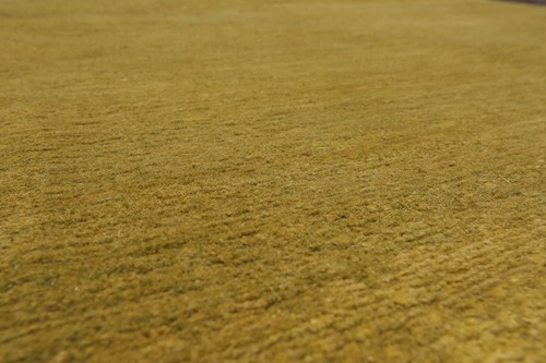 Runner Ombre Lapchi Mirage Hand Knotted Wool Tibetan Area Rug Olive 3'1" x 12'1" - Picture 5 of 8