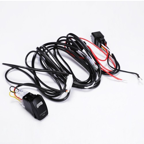 Wiring Harness 2 Lead Auxbeam 12V 5Pin Rocker Switch with 3Pcs Switching Lines - Imagen 11 de 12