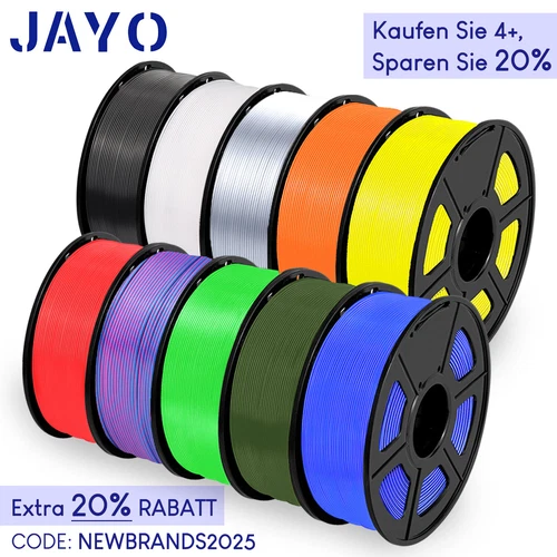 JAYO 1,1KG PETG Matte PLA Classic ABS PLA+ PLA+2.0 1,75MM 3D Filament ASA TPU