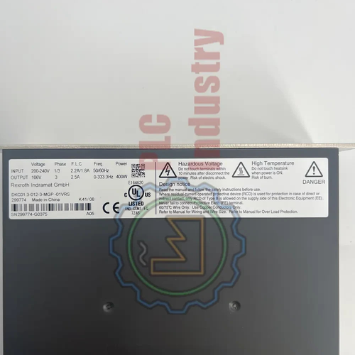 REXROTH INDRAMAT DRIVE DKC01.3-012-3-MGP-01VRS *IN-STOCK SHIPS TODAY BY 3:30EST* - Picture 5 of 5