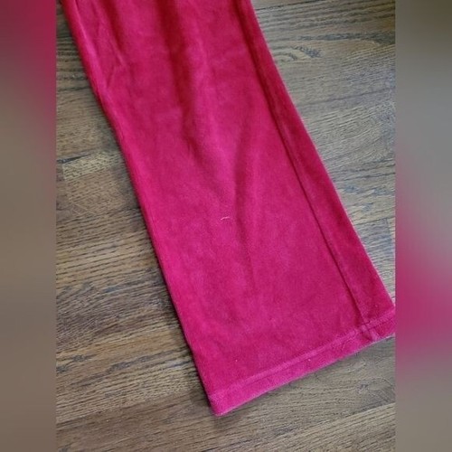 GYMBOREE OUTLET Girls 6 red velour Panda pants - Picture 3 of 7