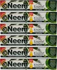 Neem Toothpaste 6 Pack 65 Ounce 5 In 1 Formula Natural Tooth Cleaning Agent
