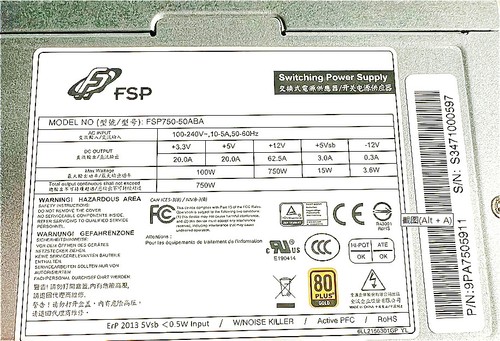 For FSP750-50ABA 750W IPC Server ATX Power Supply - Bild 2 von 5