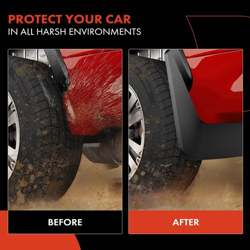 Front & Rear Splash Guards Mud Flaps Mudguards for Ford Explorer 2019 2020-2023 - Picture 6 of 9