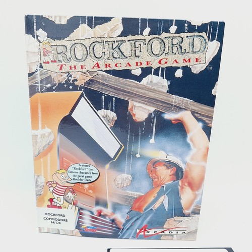 Commodore 64 / 128 Rockford the Arcade Game Spiel 5.25 Diskette komplett CIB - Bild 2 von 10