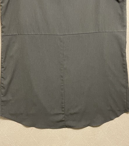 The Limited Womens Sleeveless Tunic Tops Front Slit Size-L Dark Green Blouse - Picture 10 of 13