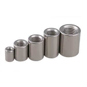 M3 M4 M5 Long Round Coupling Nut Bar Stud Connector Rod 304 Stainless Steel M3 M4 M5 Long Round Coupling Nut Bar Stud Connector Rod 304 Stainless Steel