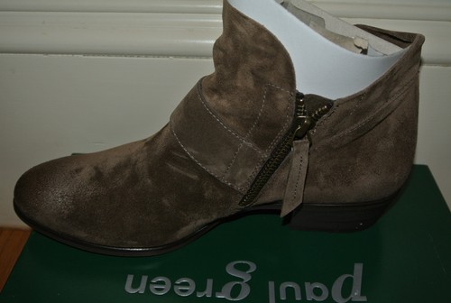 New PAUL GREEN Capshaw earth lether SUEDE Sz USA 7 RETAIL $385 - Picture 5 of 9