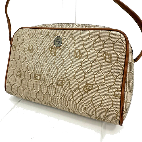 Vintage Christian Dior Honeycomb Shoulder Bag Purse