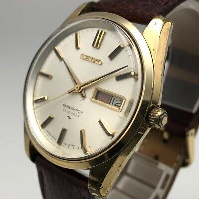 Vintage 1967 Seiko SEIKOMATIC-P SGP 5106-8010 33Jewels Automatic Watch #1077