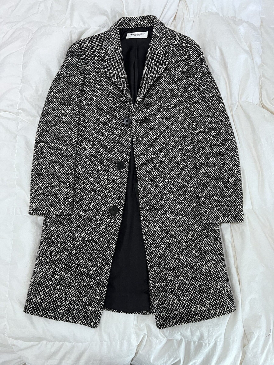 v*_様 saint laurent paris coating skinny Saint Laurent Paris AW16 Light-waxed Black 'D02' Skinny
