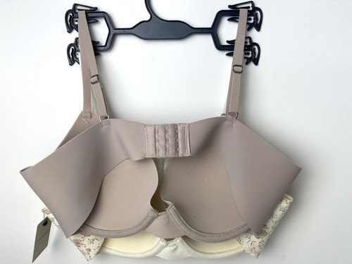 2er Pack Lucky Brand Bügel Light Lift Demi Damen Hellbraun & Blumen SET 36C - Bild 6 von 9