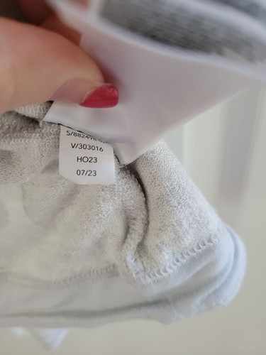 Athleta donna grigio Pranayama yoga avvolgente manica lunga taglia media tasche calde - Foto 6 di 10
