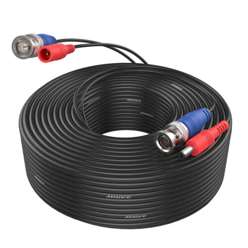 ANNKE 60/100ft CCTV BNC Extension Wire Cord Security Camera Video DC Power Cable - Picture 11 of 18
