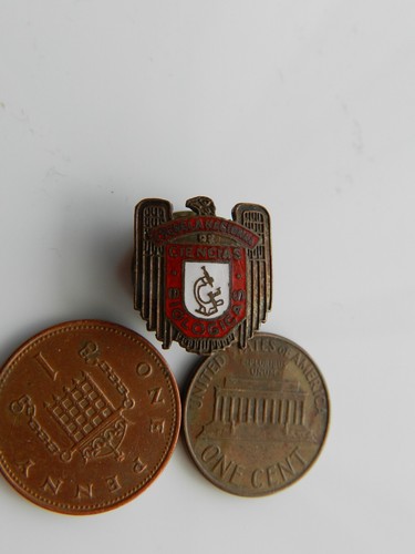 A VINTAGE ENAMEL LAPEL BADGE, Escuela Nacional de Ciencias Biológicas. - Picture 2 of 3