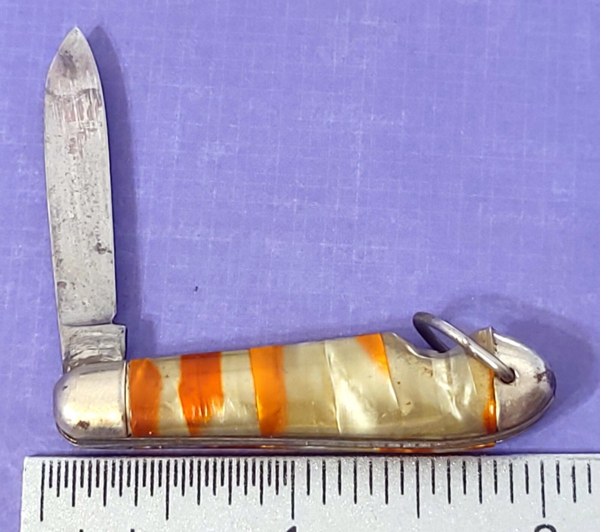 Hammer Brand Knife Made In USA By Imperial Mini Easy Open Jack Colorful Vintage Hammer Brand Knife Made In USA By Imperial Mini Easy Open Jack Colorful Vintage