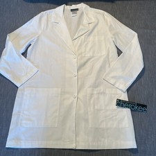 Cherokee whaite lab coat NWT size 10