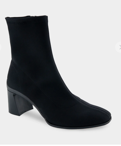 Aerosoles Women's US 10M Corinda Comfortable Heeled Ankle Boot in Black - Picture 2 of 14