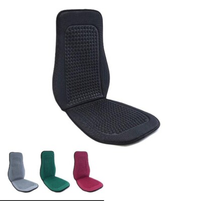 COPRISEDILE Schienale Auto Universale Bambu' Estivo COPRISEDILI Anteriori Grigio Nero (Nero