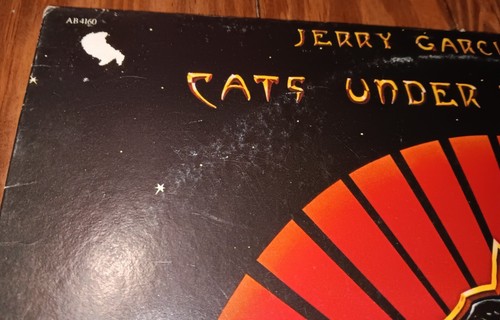 Jerry Garcia Band Cats Under The Stars White Label Promo 1A 1A Matrix Arista LP - Picture 10 of 12