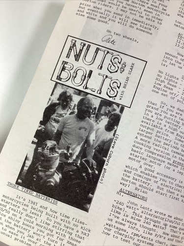 Norton Motorcycles News 1980USA Owners Shop Ads Leo Goff Grigg Gulfport MS - Picture 7 of 21