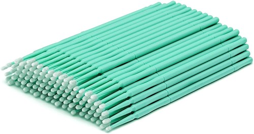 100 Disposable Lash Eyelash Micro Brush Mascara Wands Applicator Makeup Tool - Picture 20 of 36
