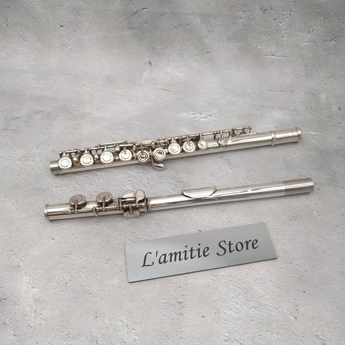 Yamaha Flute YFL-212 STANDARD Musical instrument Japan YFL212 Silver Plated Case - Picture 9 of 10