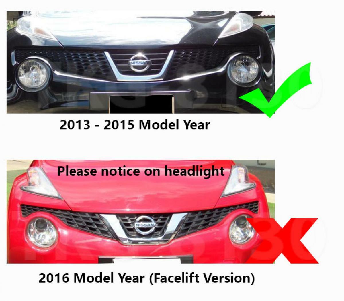 Nissan juke cheap headlight covers