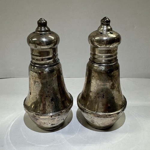 Vintage DUCHIN CREATION Sterling Silver Weighted Salt & Pepper Shakers - Picture 3 of 4